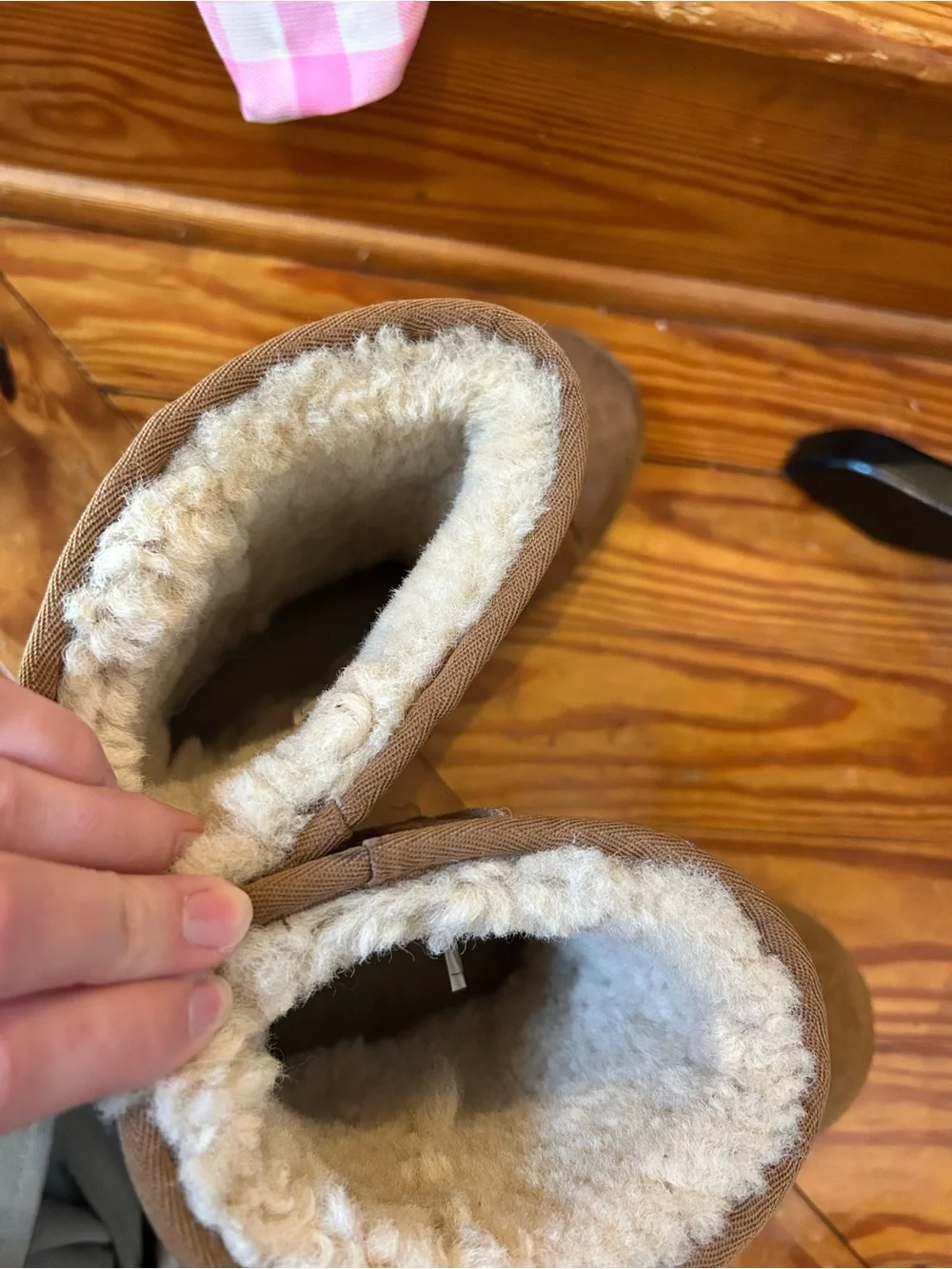 UGG Suede Ankle Boots in Taupe
